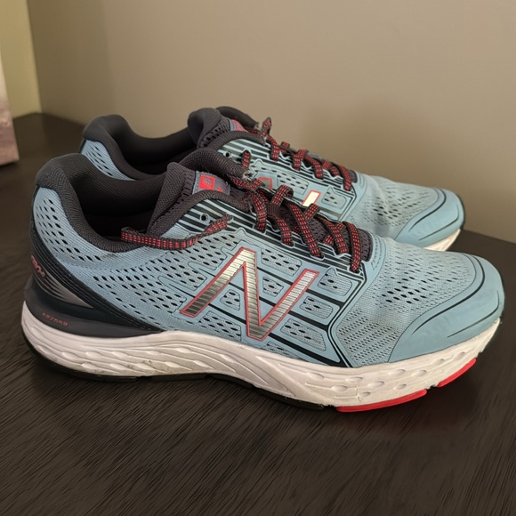 New Balance 680v5 Women's Clear Sky Running Shoes Size 9.5 - Picture 10 of 12